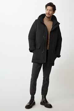 Chamarras Canada Goose Hombre Mexico - Emory Abrigos Black Label Negros QL3924056